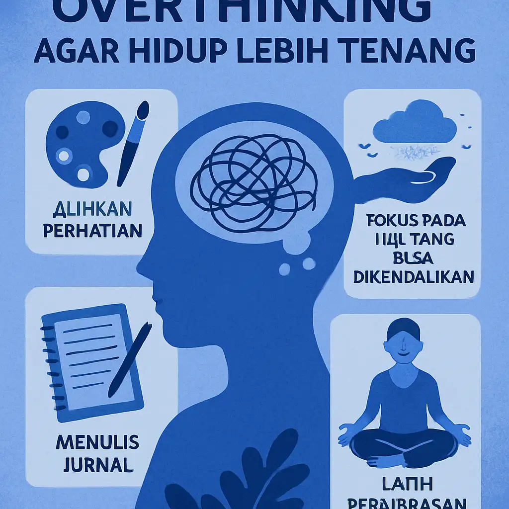 Cara Mengatasi Overthinking agar Hidup Lebih Tenang