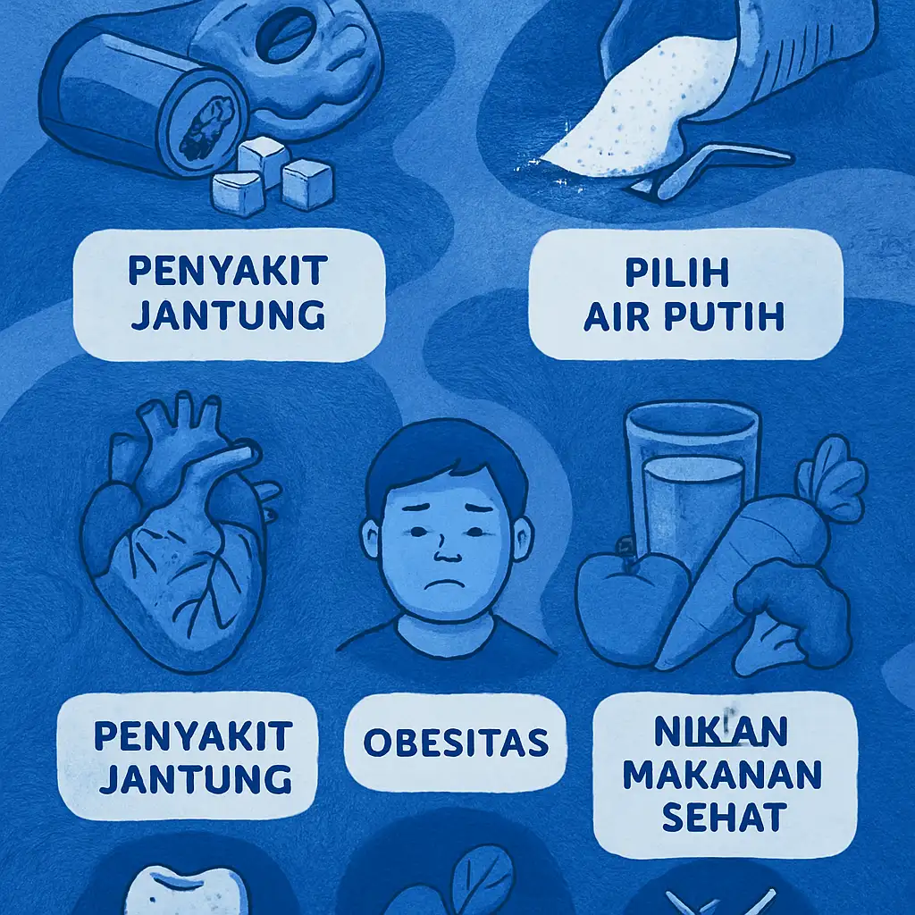 Efek Negatif Gula Berlebih dan Cara Menguranginya